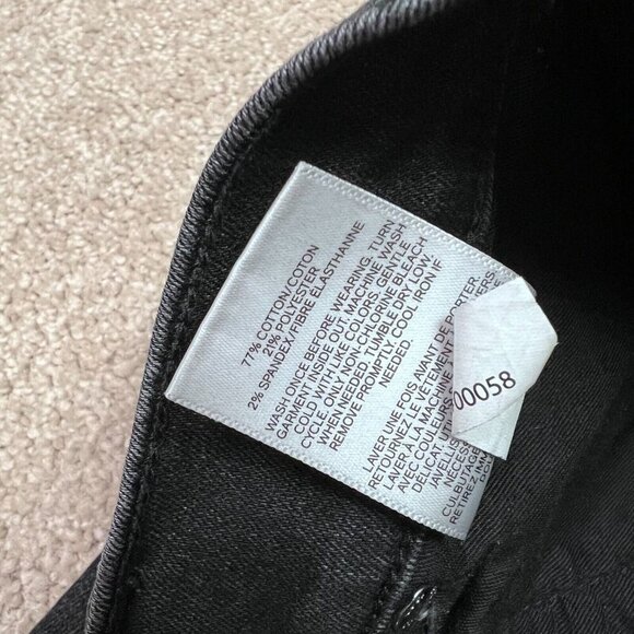 Express Jegging Ankle Black Skinny Super High Rise Pockets Women's Size 2 - Picture 13 of 14
